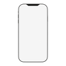 graphics of mobile phone mockup