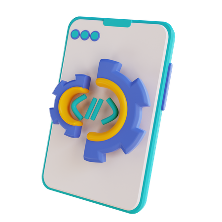 Mobile Programmierung  3D Icon