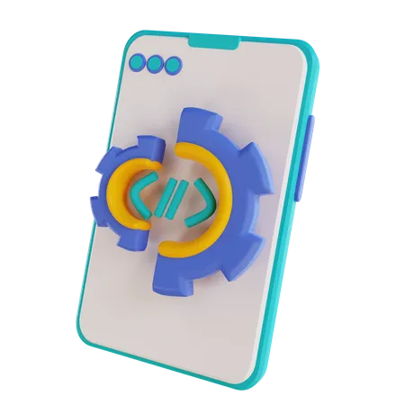 Mobile Programming  3D Icon