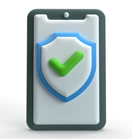 モバイル保護  3D Icon