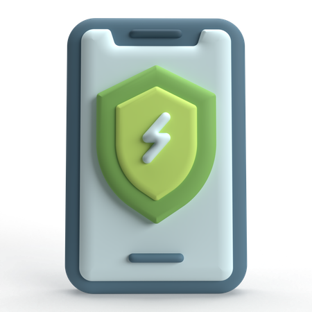 Mobile Protection  3D Icon