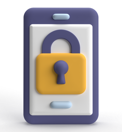 Mobile Protection  3D Icon