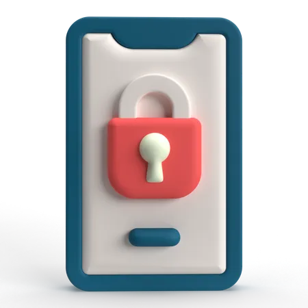 Mobile Protection  3D Icon