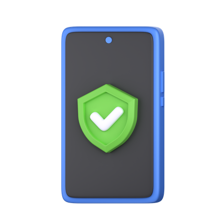 Mobile Protection  3D Icon