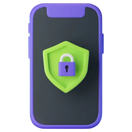 Mobile Protection 3D Icon