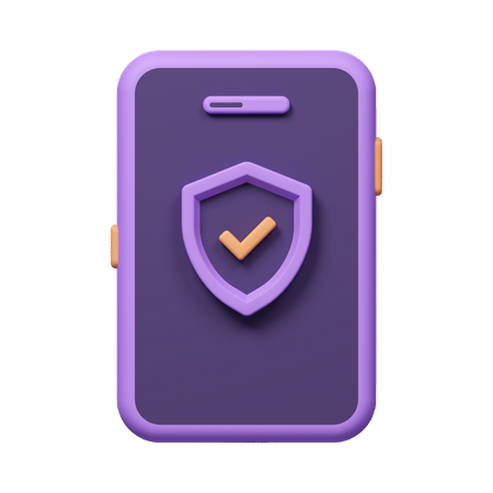 Mobile Protection 3D Icon