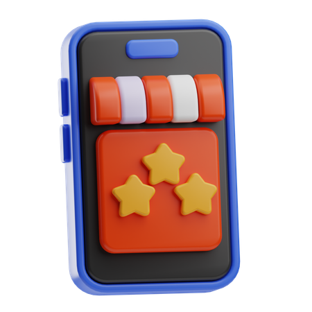 Mobile Rating  3D Icon
