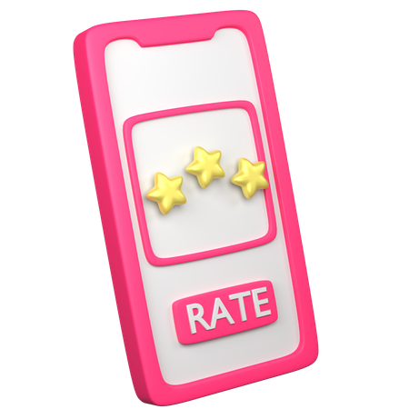 Mobile Rating 3D Icon