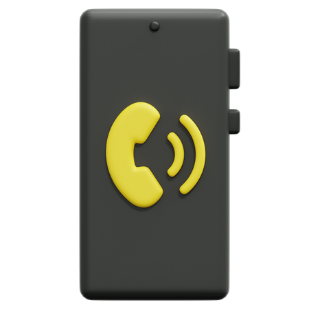 Mobile Ringing  3D Icon