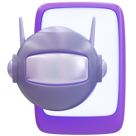 Mobile Robot  3D Icon