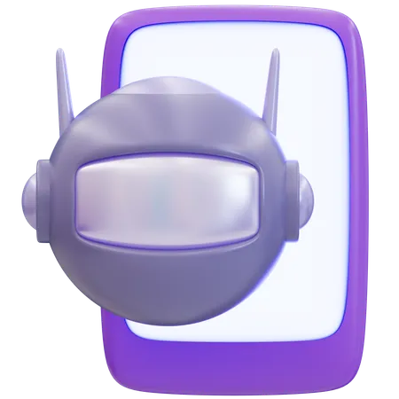 Mobile Robot  3D Icon