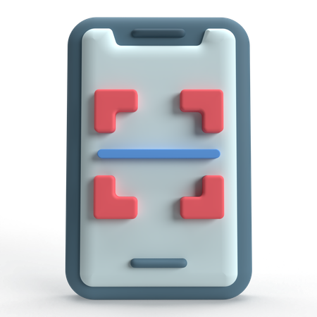 Mobile Scanner  3D Icon