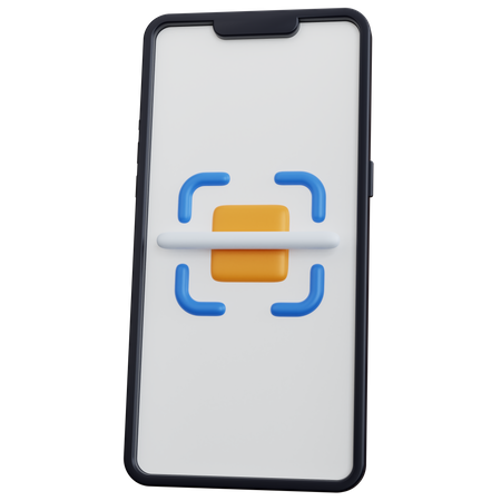 Mobile Scanner  3D Icon