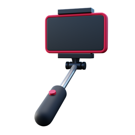 Mobile Selfie Stick  3D Icon