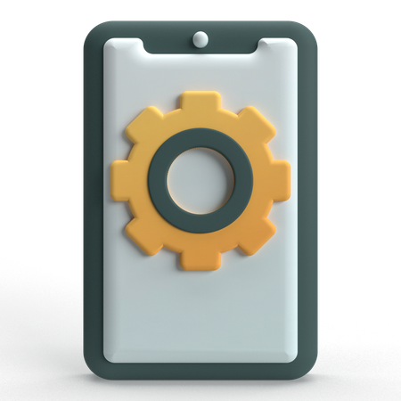 Mobile Einstellung  3D Icon