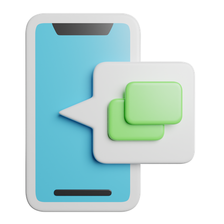 Mobile Share  3D Icon
