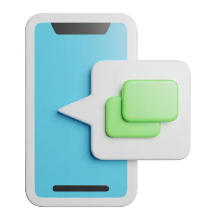 Mobile Share  3D Icon