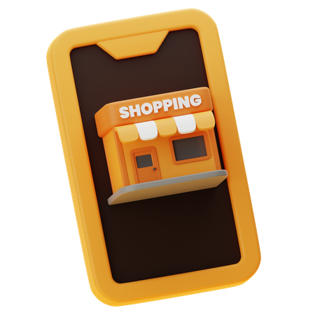 MOBILE SHOP  3D Icon