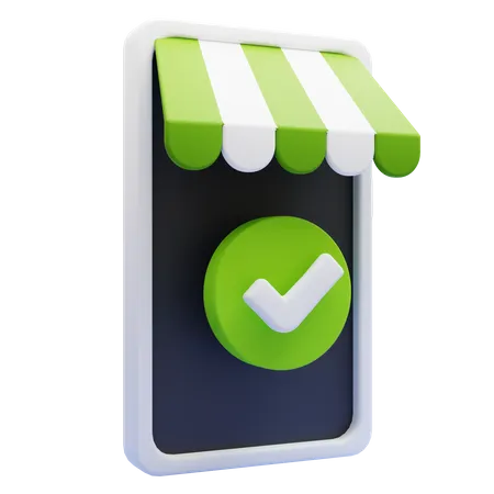 Mobile Shop  3D Icon