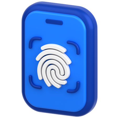 Mobile Sicherheit  3D Icon