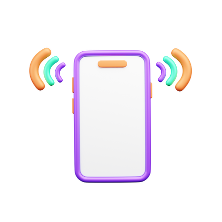 Mobile Signal  3D Icon