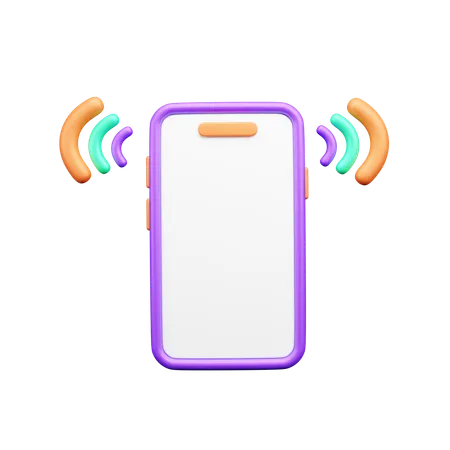 Mobile Signal  3D Icon