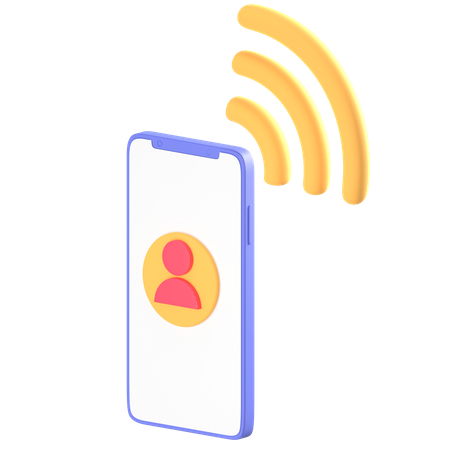 Mobile Signal  3D Icon