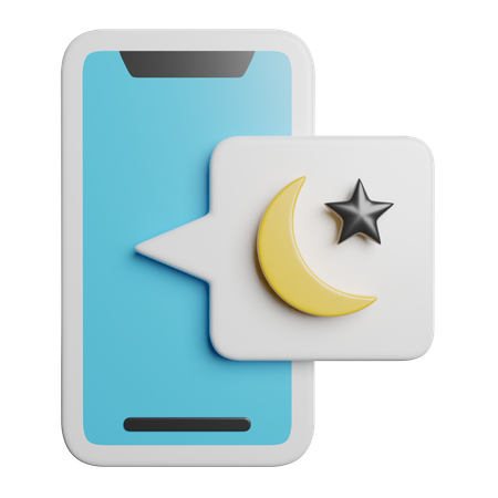 Mobile Sleeping App  3D Icon