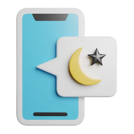 Mobile Sleeping App  3D Icon