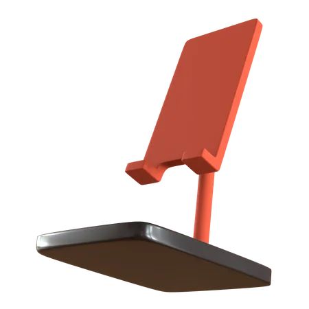 3 D Illustration Of Phone Holder With Different Angle 3 D Rendering On Transparant Background 3D Icon