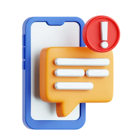 Mobile Support  3D Icon