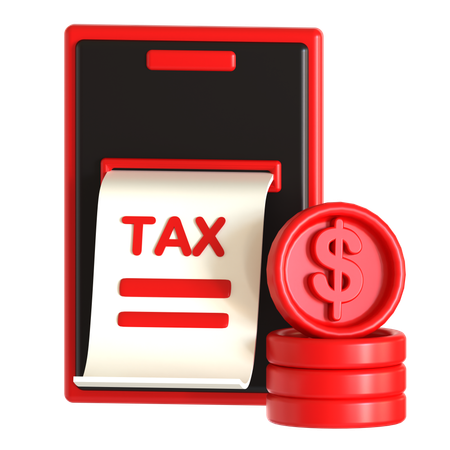 Taxe mobile  3D Icon