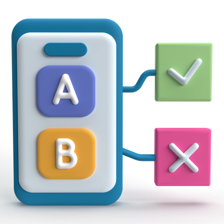 Mobile Testing  3D Icon