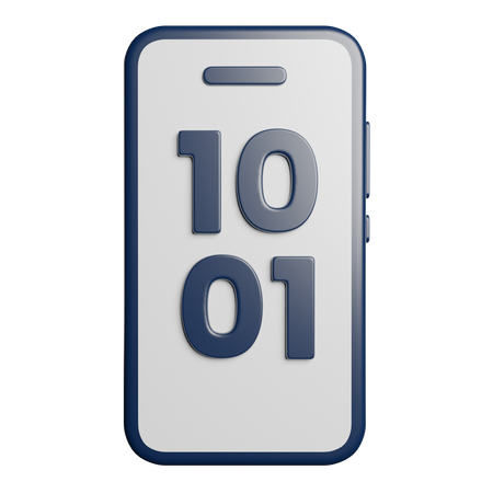 Mobile Time  3D Icon