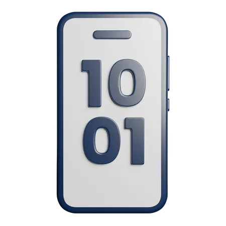 Mobile Time  3D Icon