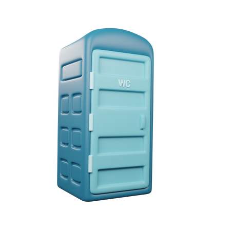 Mobile Toilet  3D Icon