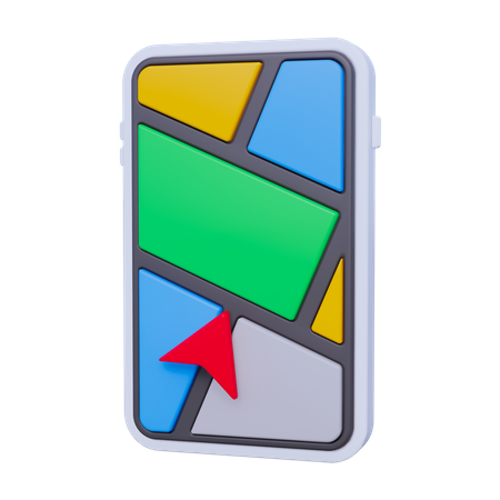 Mobile Tracker  3D Icon