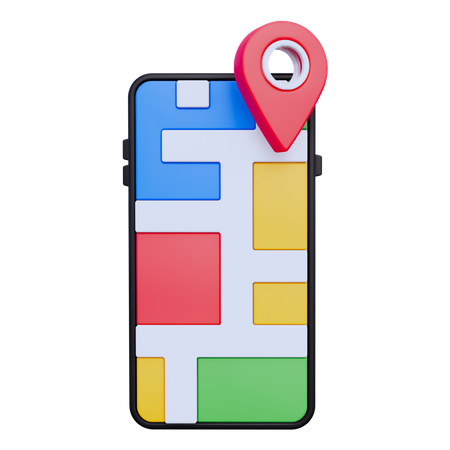 Mobile Tracking  3D Icon