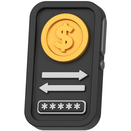 モバイル取引  3D Icon