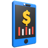 3d mobile trading logo