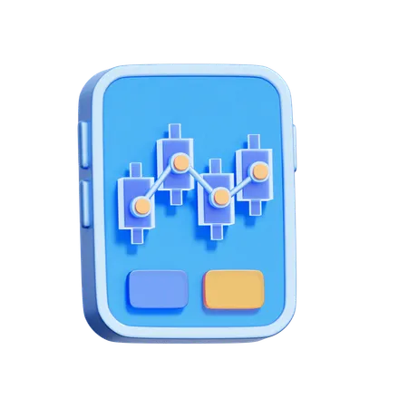 Mobile Trading App  3D Icon