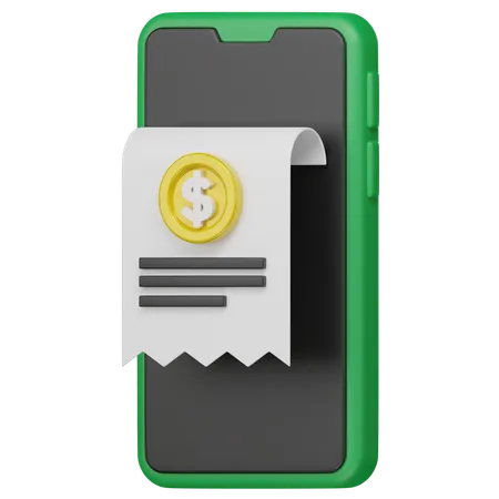 Mobile Transaction  3D Icon