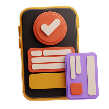 モバイル取引  3D Icon