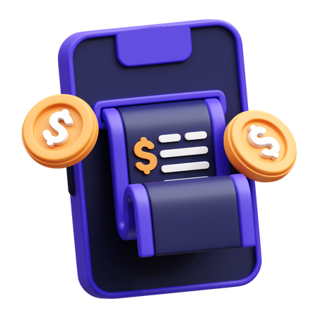 Mobile Transaction  3D Icon