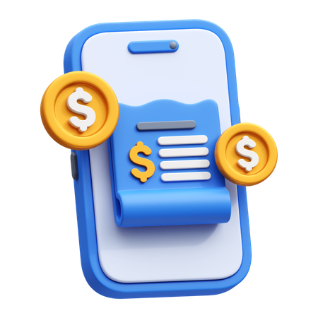 Mobile Transaction  3D Icon