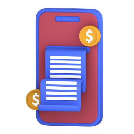 Mobile Transaction  3D Icon