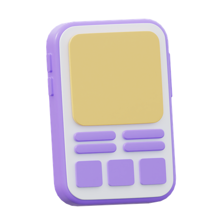 Mobile Ui  3D Icon