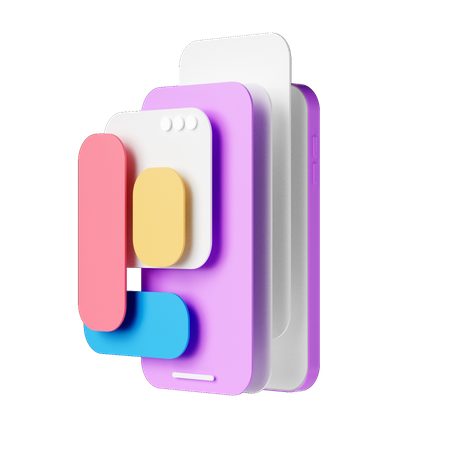 Mobile Ui  3D Icon