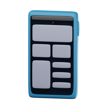 Mobile Ui  3D Icon