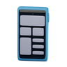 mobile interface 3d logos